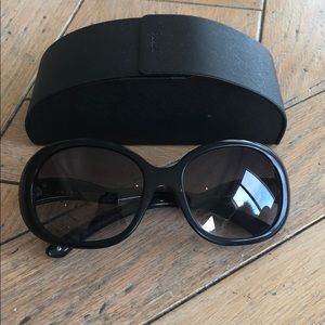 PRADA Wave Sunglasses in Black + Original Case